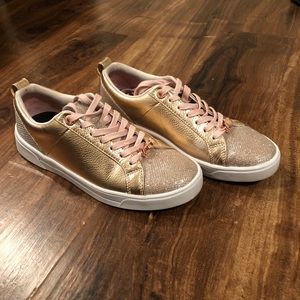 Ted Baker London pink glitter sneakers